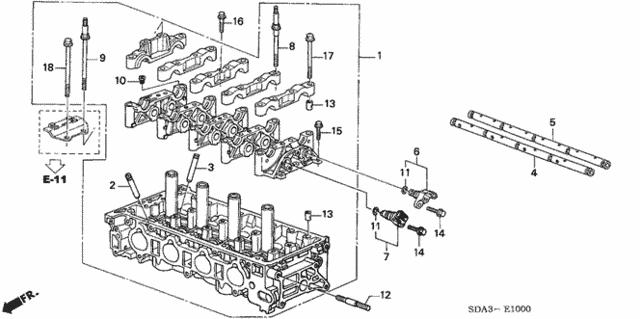 Болт клапанної кришки ГБЦ 90011PNA003 HONDA