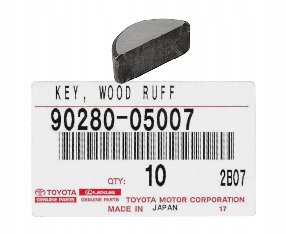 Шпонка коленвала 9028005007 TOYOTA