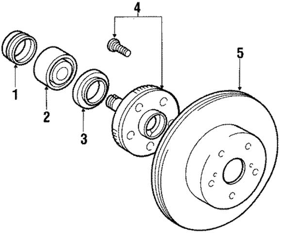 Сальник передньої маточини 9031150008 TOYOTA
