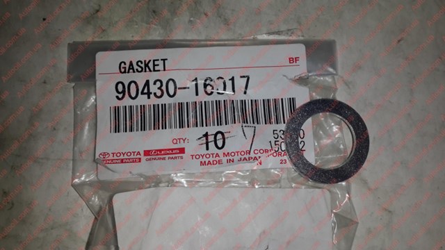 Прокладка пробки піддону двигуна 9043016017 TOYOTA
