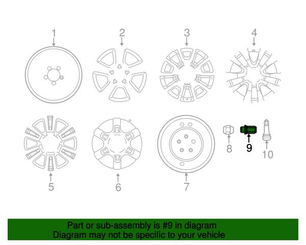 Гайка колісна 90942A1001 TOYOTA