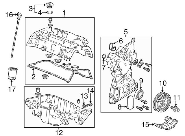 Сальник коленвала передній 912145A2A01 HONDA