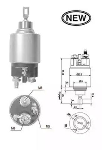 Тягове реле стартера 940113050554 MAGNETI MARELLI