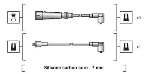 Дріт високовольтний 941318111155 MAGNETI MARELLI