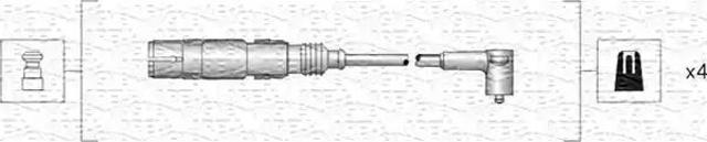 Дроти запалювання 941318111164 MAGNETI MARELLI
