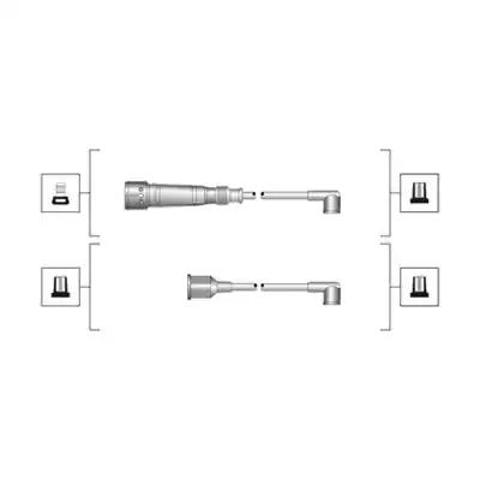 Дріт високовольтний 941319170017 MAGNETI MARELLI
