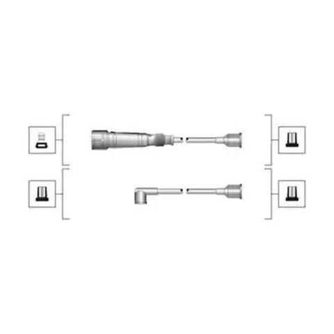 Дроти запалювання 941319170103 MAGNETI MARELLI