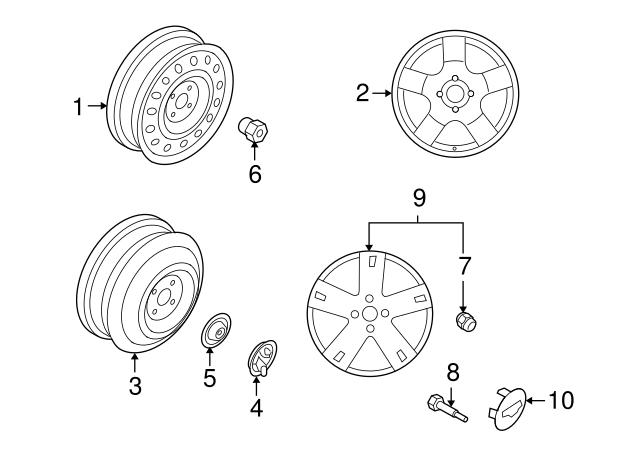 Гайка кріплення колеса 94515463 GM