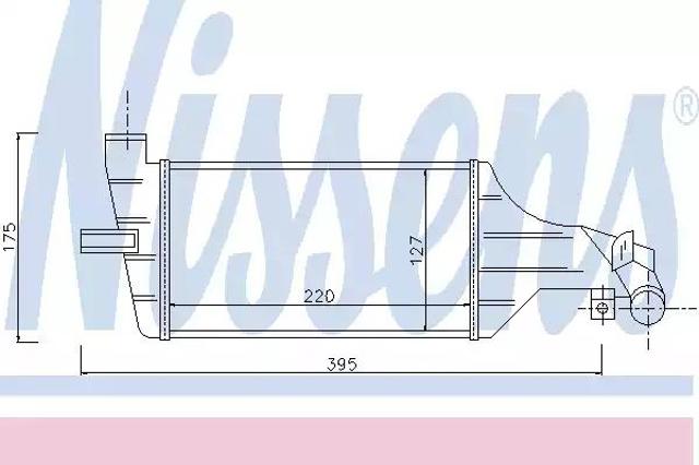 Охолоджувач наддувочного повітря 96789 NISSENS
