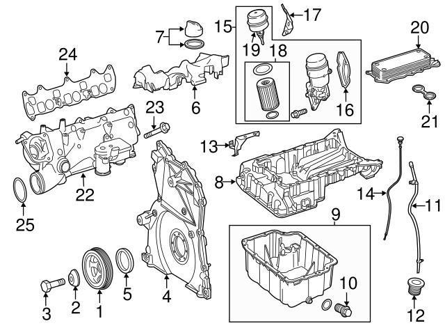 Ущільнююче кільце впускного колектора A0139970045 MERCEDES