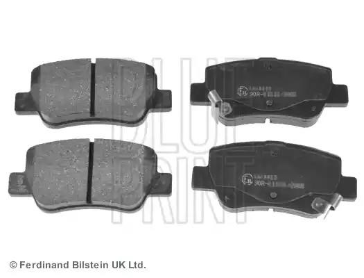 Задні гальмівні колодки ADT342183 BLUE PRINT