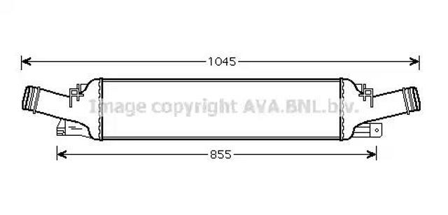 Радіатор інтеркулера AI4294 AVA