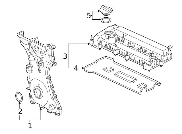 Сальник коленвала передній CM5Z6700E FORD