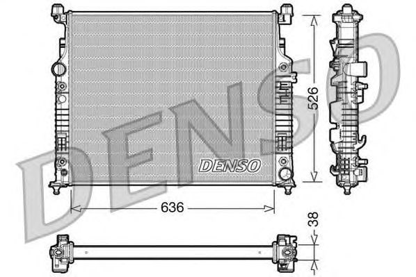 Підвіска радіатора DRM17006 DENSO