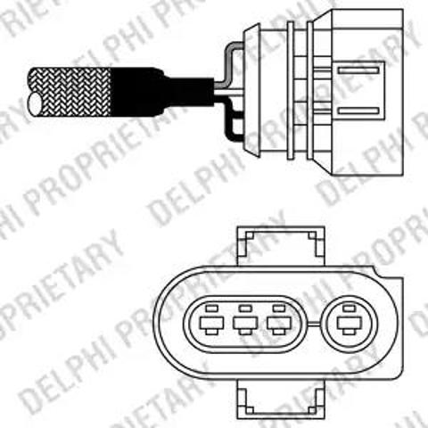 Датчик концентрації кисню ES1098012B1 DELPHI