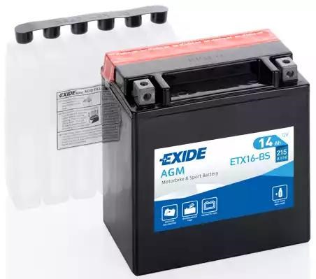 Батарея акумуляторна ETX16BS EXIDE