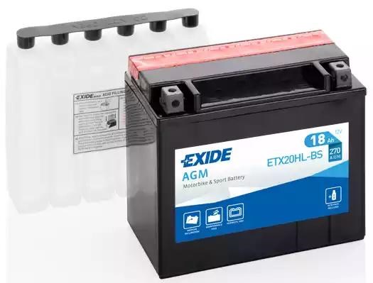 Акумулятор автомобільний ETX20HLBS EXIDE