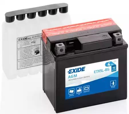 Акумуляторна батарея, АКБ ETX5LBS EXIDE