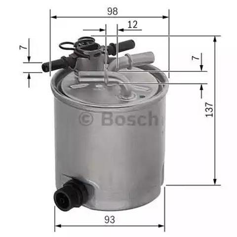 Фільтр паливний F026402096 BOSCH