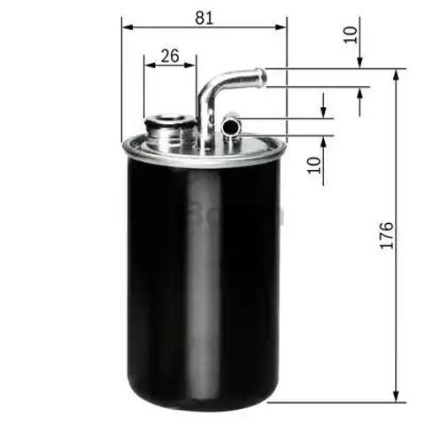 Фільтр-відстійник палива грубої очистки F026402827 BOSCH