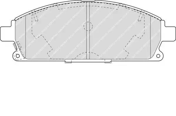 Колодки передні FDB1263 FERODO