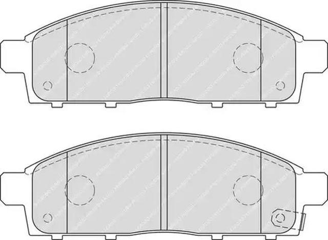 Колодки передні FDB4023 FERODO