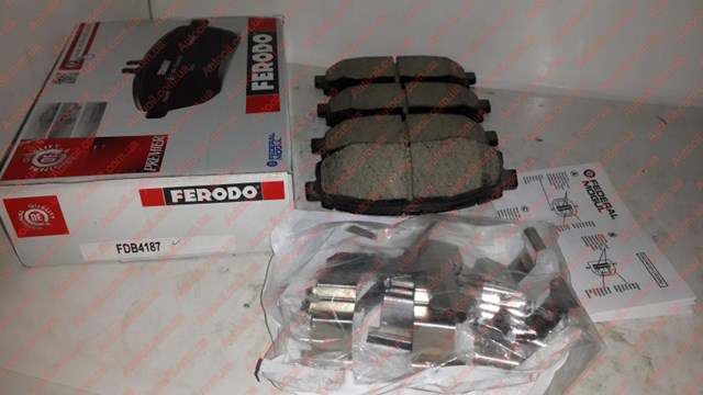 Колодки на гальмо задній дисковий FDB4187 FERODO