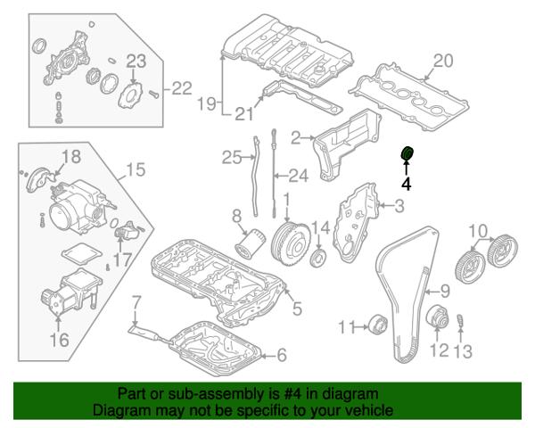 Сальник распредвала двигуна, передній FS0510602A MAZDA