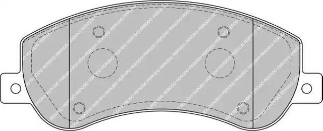 Передні гальмівні колодки FVR1928 FERODO