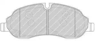 Колодки передні FVR4661 FERODO