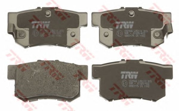 Колодки гальмівні задні, дискові GDB3175 TRW