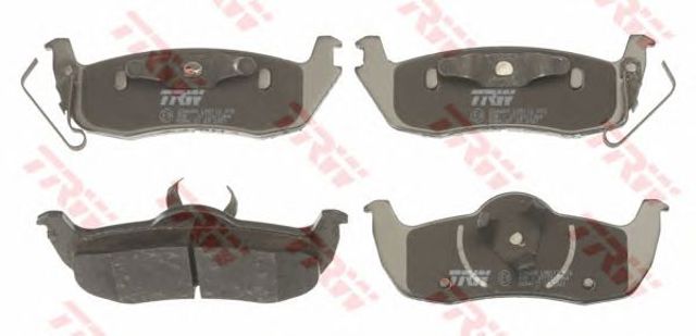 Колодки на гальмо задній дисковий GDB4137 TRW