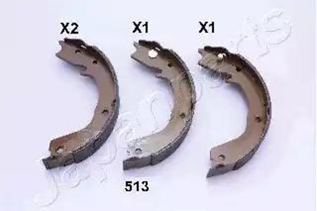 Колодки ручника / стоянкового гальма GF513AF JAPANPARTS