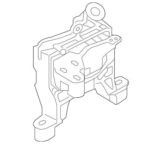 Права опора двигуна GJL339060 MAZDA