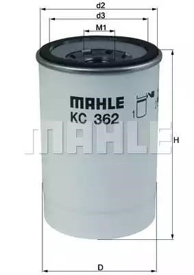 Фільтр палива KC362D MAHLE