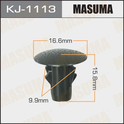 Пістон (кліп) кріплення підкрилки переднього крила KJ1113 MASUMA