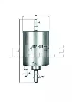 Фільтр палива KL571 MAHLE
