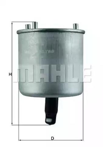 Фільтр палива KL788 MAHLE