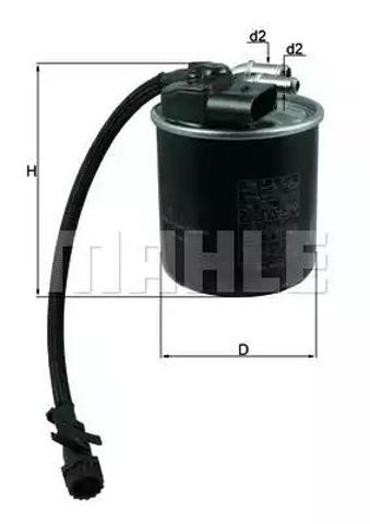 Фільтр палива KL912 MAHLE