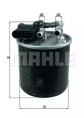 Фільтр паливний KL913 MAHLE