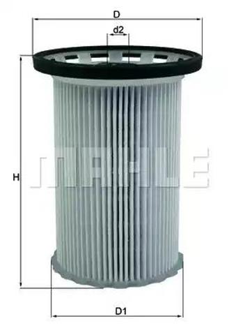 Фільтр паливний KX341 MAHLE