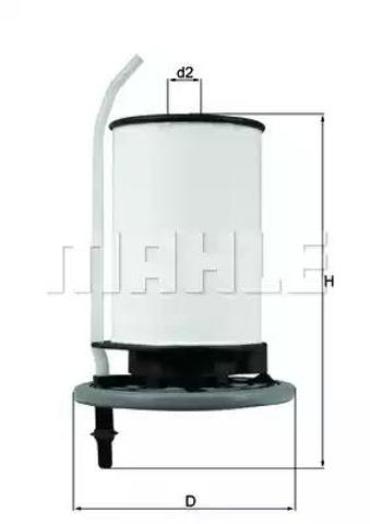 Фільтр палива KX398 MAHLE