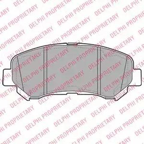 Колодки передні LP2031 DELPHI