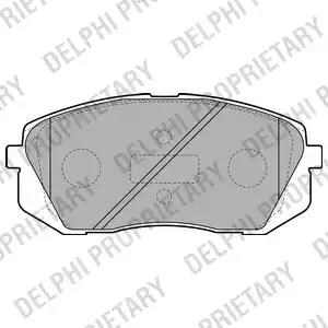 Передні гальмівні колодки LP2050 DELPHI