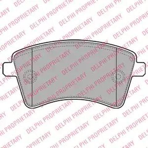 Колодки передні LP2078 DELPHI