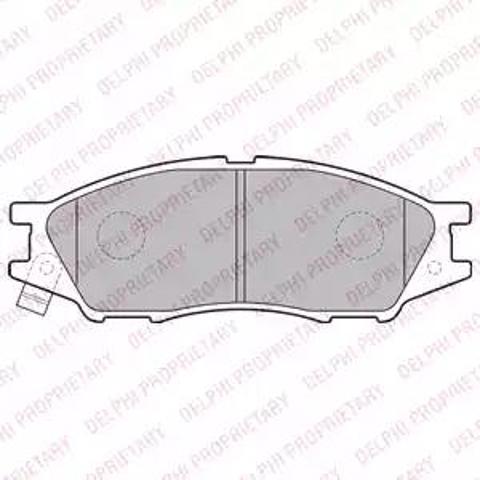 Передні гальмівні колодки LP2184 DELPHI