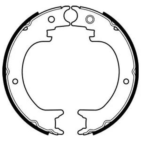 Колодки стоянкового гальма LS2082 DELPHI