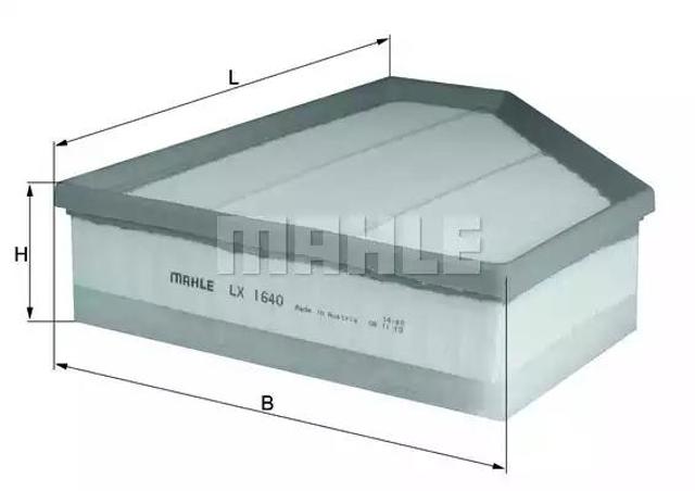 Фільтр повітряний LX1640 MAHLE