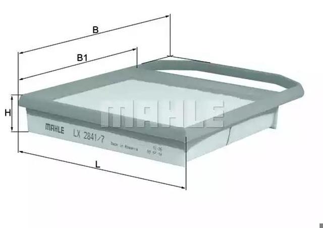 Повітряний фільтр двигуна LX28417 MAHLE