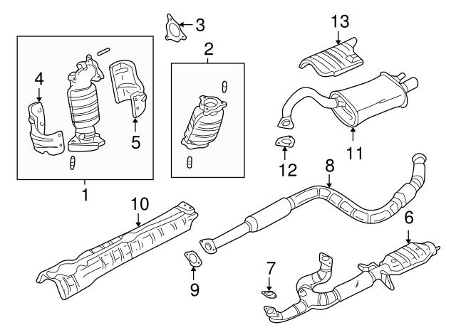 Прокладка приймальної труби MB687002 MITSUBISHI